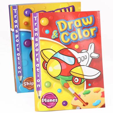 Foska Kids Coloring Drawing Book - 8 Pages image