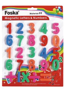 Foska Magnetic numbers and signs, 26 pcs image