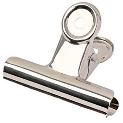 Foska Office Metal Nickle Spring Clip - 63 mm image