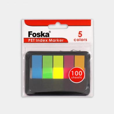 Foska Paper Index Marker 5 Colors 100 Sheets image