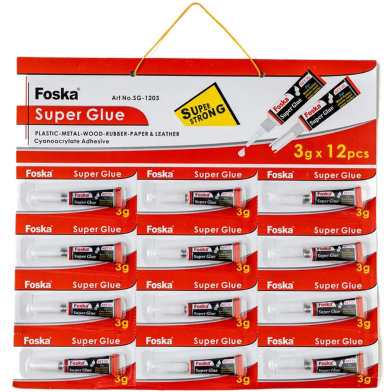 Foska Super Glue 3ml*12pcs image