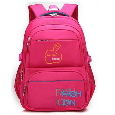 Foska Waterproof Kids Fashion Cartoon School Bag image