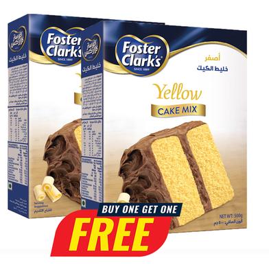 Foster Clark's Yellow Cake Mix (হলুদ কেক মিক্স) - 500 gm image