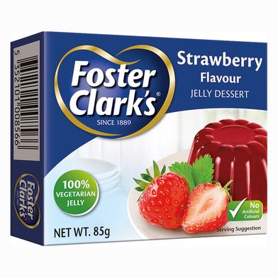 Foster Clark's Strawberry Jelly Crystal (স্ট্রবেরি জেলি ক্রিস্টাল) - 85 gm image
