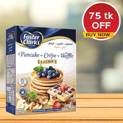 Foster Clark's Pancake Crepe Waffle Mix Pack (প্যানকেক ক্রেপ ওয়াফেল মিক্স প্যাক) - 360 gm image