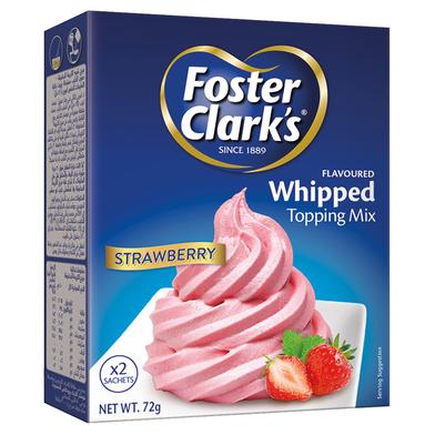 Foster Clark's Whipped Topping Mix 72g Pack strawbery image