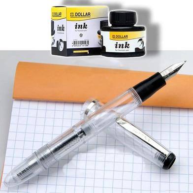 Dollar Fountain Pen with Dollar Ink 60ml image