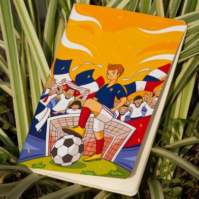 France World Cup Football Team Notebook image
