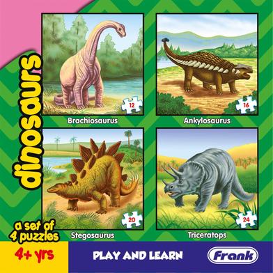 Frank Dinosaurs set of 4 Puzzles image