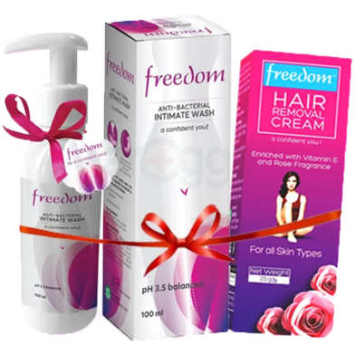 Freedom Intimate Wash 100 ml (Buy 1 Get 1 Freedom Hair Removal Cream 25 gm Free) image