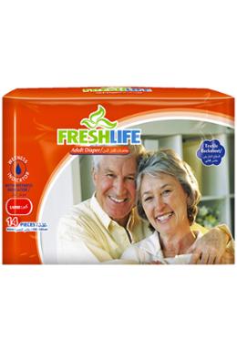 Freshlife Adult Diaper-Large - 14 Pcs image
