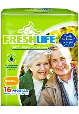 Freshlife Adult Diaper- Medium - 16 Pcs image