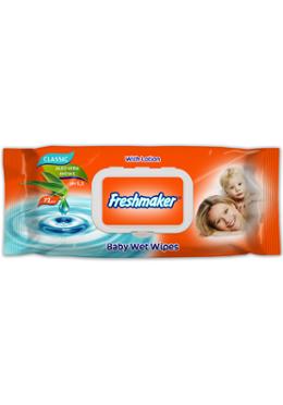 Freshmaker Wet Wipes with fliptop - 72 Pcs image