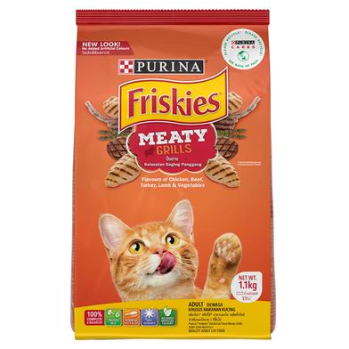 Purina Friskies Adult Cat Food Meaty Grills Flavour - 1.1 kg image