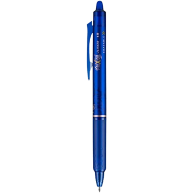 Frixion Ball pen Clicker Blue Gel Ink 0.7mm image