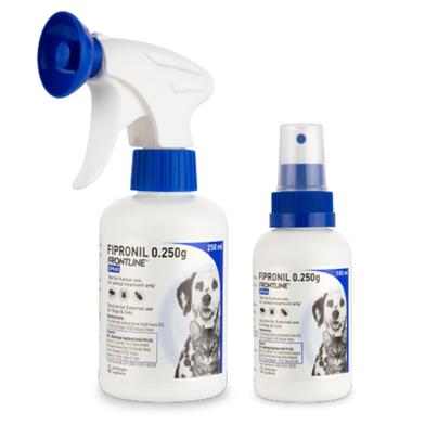 Frontline Spray 250ml Flea And Tick Treatment For Cats And Dogs image