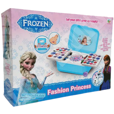 Frozen Makeup Nail Art Trolley Set For Kids image