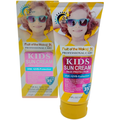 Fruit of the Wokali Kids Sun Cream SPF 35 (130ml) image