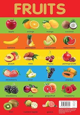 Fruits Char Early Learning Educational Chart For Kids