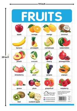 Fruits - My First Early Learning Wall Chart image