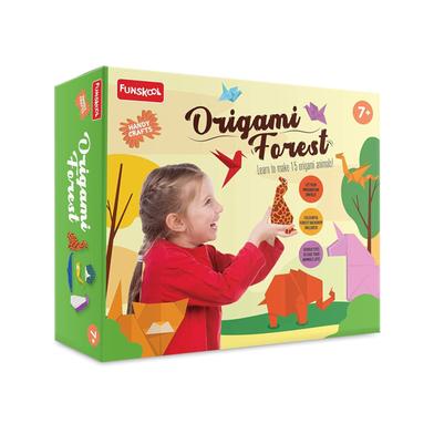 Funskool Handycrafts - Origami Forest Pet Make 15 Different Pet Art and Craft kit For 7 Years Plus image