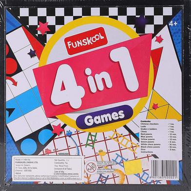 Funskool Travel 4 In 1 Game image