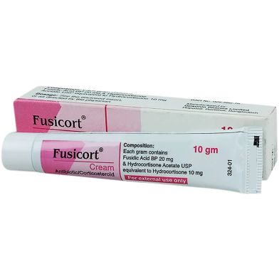 Fusicort 2 Percent 1 Percent Cream 10gm Tube image