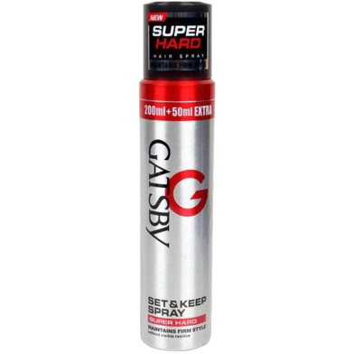 GATSBY Set and Keep Spray Super Hard Hair Spray - 250ml image