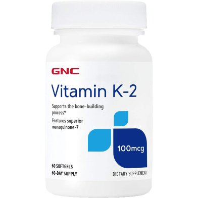 GNC Vitamin K-2 100 mcg 60 Softgels image