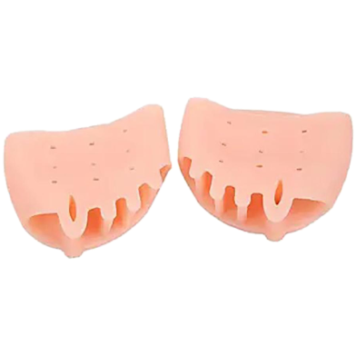 Galaxy 2 Pieces Toe Separator Bunion Corrector Straightner Hallux Valgus Pain Relief (1 Pair) image