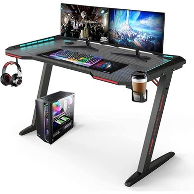 Gaming Desk Z Shaped Large PC | Computer Gaming Desks Tables image
