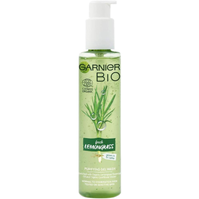 Garnier Bio Fresh Lemon Grass Detox Gel Wash 150 ml image