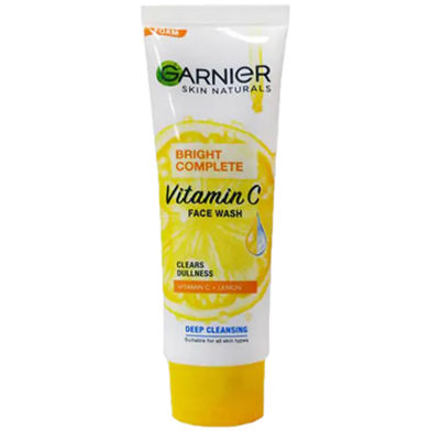 Garnier Bright Complete V. C Plus Lemon Face Wash / Scrub 100 ML image