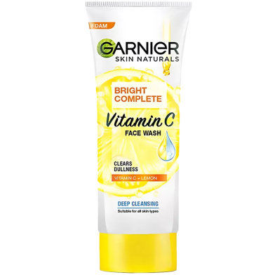 Garnier Bright Complete Vitamin C Face Wash 100gm (Indian) image