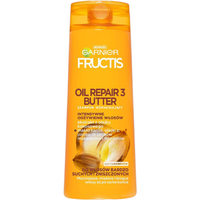 Garnier Fructis Oil Repair 3 Shampoo 400 ml image