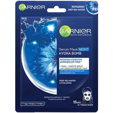 Garnier Hydra Bomb Night Serum Mask 28 gm image