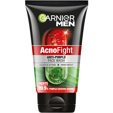 Garnier Men Anti-Pimple Face Wash Repairs Skin image