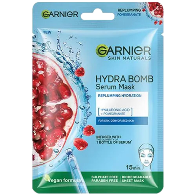 Garnier Pomegranate Hydra Bomb Serum Mask 28 gm image