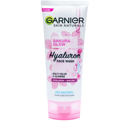 Garnier Sakura Glow Glowing Face Wash - 100ml image