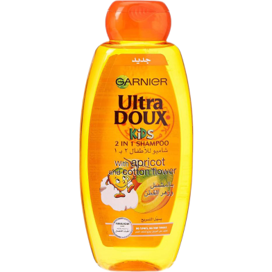 Garnier Ultra Doux Abricot and Fleur De Coton Shampoo 400 ml image