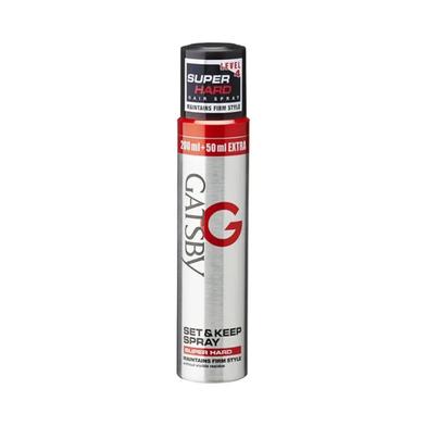 Gatsby - Hair Spray Super Hard (Level 4) For Men - 66ml image