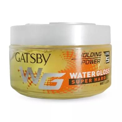 Gatsby Water Gloss - Super Hard, Wet Look Hair Gel, Shine Effect, Long Lasting Hold, Non Sticky, Easy Wash Off, Holding Level 5 - 30gm image