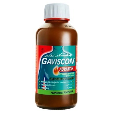 Gaviscon Advance Heartburn And Peppermint Flavor - 300 ml image