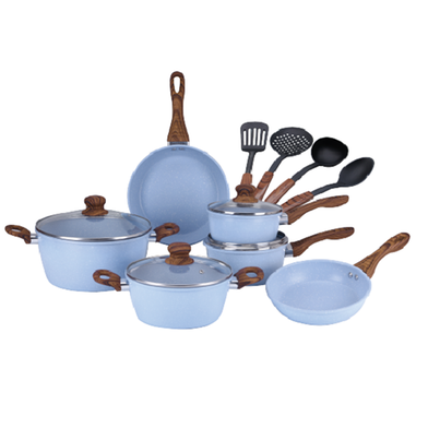 Gazi PRC-16C Purple Non-Stick Cookware Set : Gazi