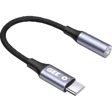Geeoo Ad-6 Headphone Jack Adapter Type-C to 3.5mm image