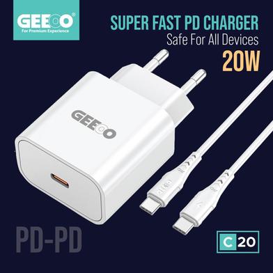 Geeoo C20 PD- PD SUPER FAST CHARGER SET image