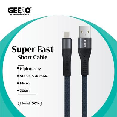 Geeoo Micro USB Short Cable - 30cm image