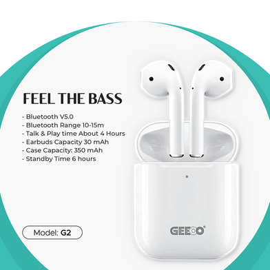 Geeoo G-22 Wireless Bluetooth Earbud : Geeoo 