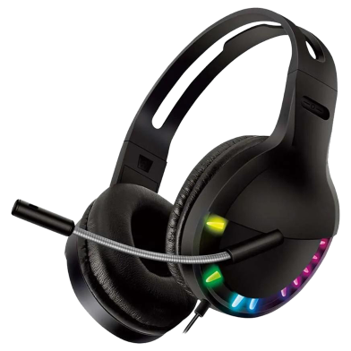 GEEOO H200 PRO Over-Ear 3.5mm Wired Gaming Headset with RGB Lighting image