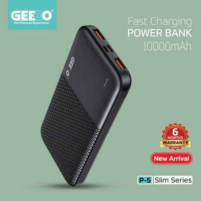 Geeoo P5 10000mAh Fully Compatible Power Bank With High Capacity image